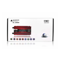 Інвертор UKC AC/DC KC-2000D 2000W, 12/220В new