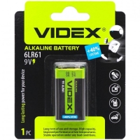 Батарейка Videx Alkaline 6LR61 (крона) new Батарейка Videx Alkaline 6LR61 (крона) new