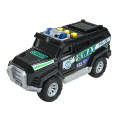 Іграшкова поліцейська машина Автопром 7987D світлові та звукові ефекти пластик 18 см чорний