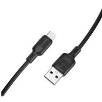 Кабель USB/micro-USB 1 м BOROFONE BX113 Lenny 2.4 A чорний