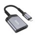 Кардридер зовнішній MicroSD+SD HOCO UA25 Apple Lightning сріблястий