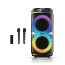 Акустична переносна колонка ZXX-8085 80Вт 2x8" TWS/FM/USB/TF/BT/LED/REC/2MIC/ДК new