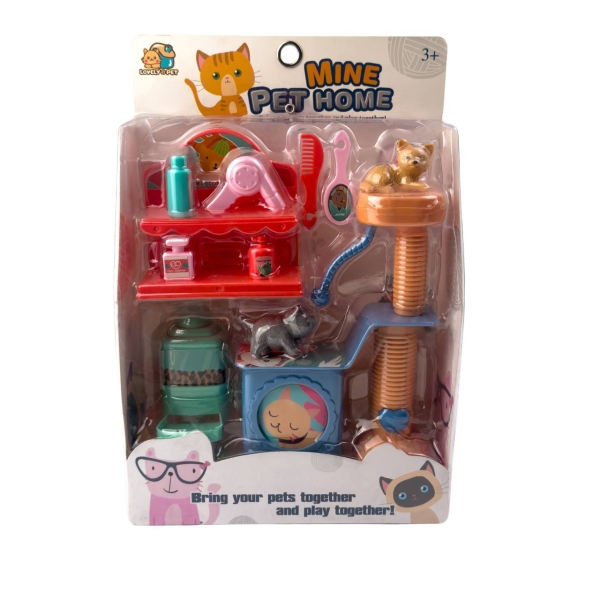 Дитячий ігровий набір Турбота про тварин 832-83 з аксесуарами 16 см різнобарвний