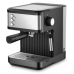 Кавомашина рожкова Crownberg CB-1570 з капучинатором 1200 Вт 1.8 л чорний зі сріблястим