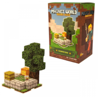 Магнітний конструктор Minecraft "FLOWER BED", 9902-T new