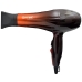 Фен з іонізацією Gemei GM-1719 1800 Вт чорний з помаранчевим