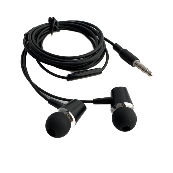 Навушники дротові вакуумні HOCO M34 AUX з мікрофоном чорний