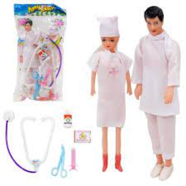 Ляльковий набір 7в1 Лікар A-Toys 2208 з аксесуарами 25 см