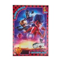 Пазли класичні 117 елементів G-Toys LB1023 Леді Баг з постером
