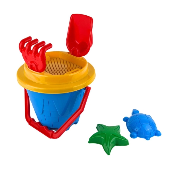 Іграшковий набір для піску Замок 6 предметів Technok Toys 2278 блакитний