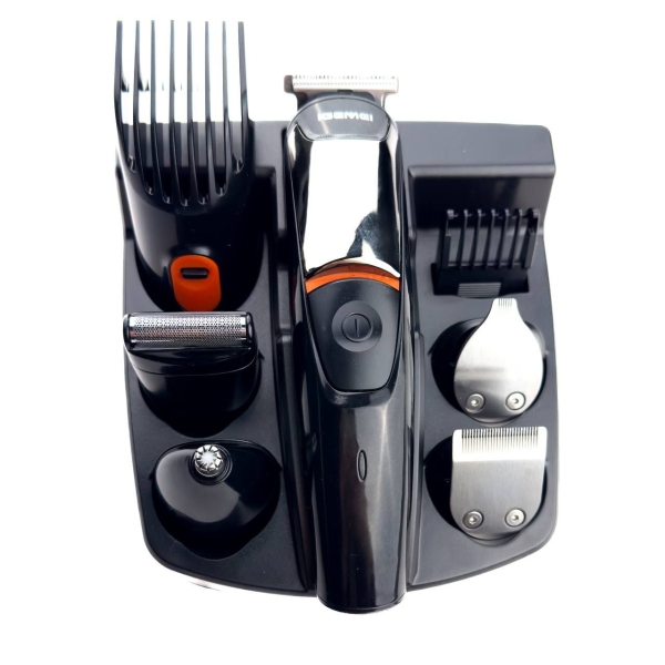 Тример універсальний Geemy GM-853 5в1 з підставкою чорний