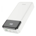 Універсальна мобільна батарея 20000 mAh Hoco J102A Cool figure 20 W повербанк з дисплеєм білий