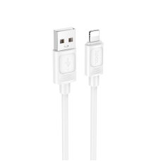 Кабель HOCO X122 Benefit silicone charging data cable iP White new