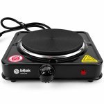 Настільна електроплита дискова 1 конфорка BITEK BT-9086A метал 1000 Вт чорний