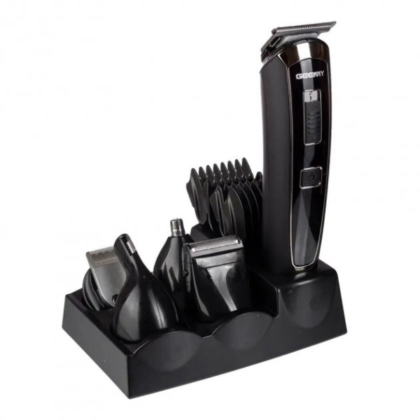 Тример універсальний GEMEI GM-801 5в1 з підставкою чорний