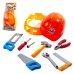 Дитячий ігровий набір інструментів 10в1 Technok Toys 4401 з каскою