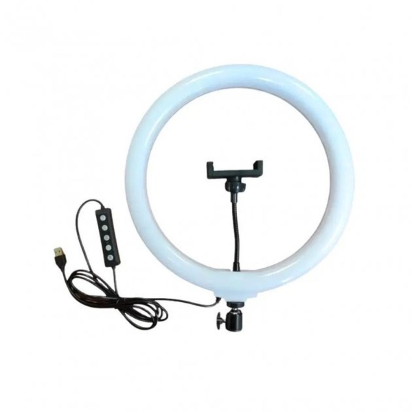 Кільцева лампа 33 см 3D-33 USB LED RGB з тримачем Кільцева лампа 33 см 3D-33 USB LED RGB з тримачем