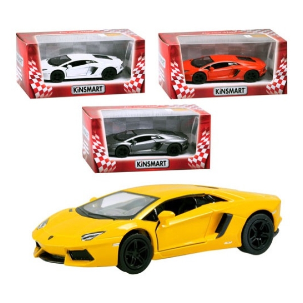 Модель легкова 5" KT5355W LAMBORGHINI AVENTADOR new Модель легкова 5" KT5355W LAMBORGHINI AVENTADOR new