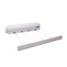 Сушарка для білизни навісна Cloth Dryer K1283 розсувна 12.8 м з гачками білий