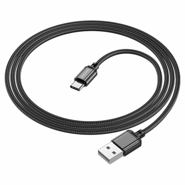 Кабель USB/Type-C 1 м BOROFONE BX87 3 А чорний