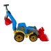 Іграшковий трактор-екскаватор Technok Toys 3671 рухливий ківш пластик 50 см різнобарвний