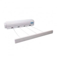 Сушарка для білизни навісна Cloth Dryer K1283 розсувна 12.8 м з гачками білий