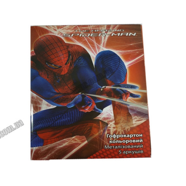 / Гофрокартон кольор.метал.Spider-man A4(5арк/5кол) SM12-258К
