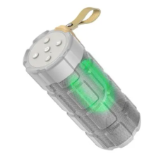 Колонка портативна HOCO HC7 Pleasant Bluetooth LED FM сірий