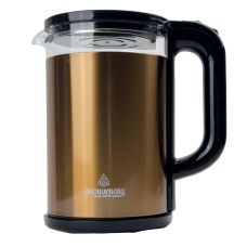 Електрочайник Crownberg CB-9211 нержавіюча сталь 2 л коричневий