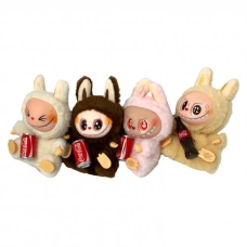 М'яка іграшка-брелок LABUBU COCACOLA (Прозора коробка), LA-6023 new