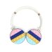 Навушники дитячі бездротові накладні POP IT Rainbow Headset 950BT FM MP3 Bluetooth білий