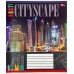Зошит 18 аркушів клітинка # Мрії Збуваються Cityscape Зошит 18 аркушів клітинка # Мрії Збуваються Cityscape