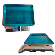 Ваги торговельні електронні з лічильником ціни ACS KitchenTech KT218 50кг 6V (метал) new