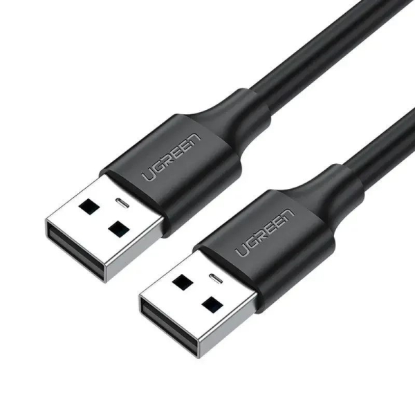 Кабель USB/USB 1.5 м Ugreen US-102 чорний