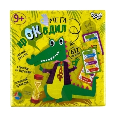 Настільна гра Danko Toys CROC-03-01U Мега-крокодил від 2х гравців для дітей та дорослих