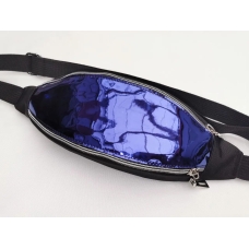 / Сумка-бананка GREAT-TOMN унісекс, оксфорд, спортивна, глянцева, на пояс, синій