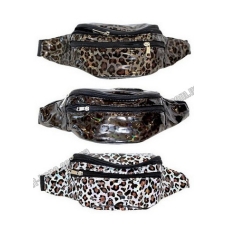 / Сумка ремінь на 3 блискавки з підкладкою в основному відсіку, чорний №1, сірий 2, голографічний сріб