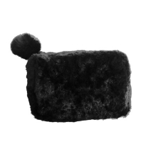 / Косметичка хутряна з пу обтачкой, з підкладкою, з бумбончіком, 19 * 12 * 8 см. 4 кольори мікс