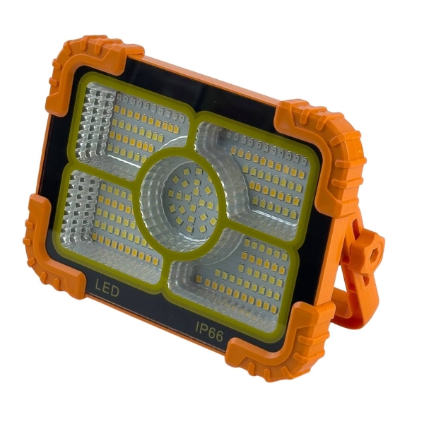 Ліхтар-прожектор акумуляторний ручний XJD2 портативний помаранчевий