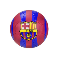 М'яч футбольний №5 Barcelona FP085 червоний з синім