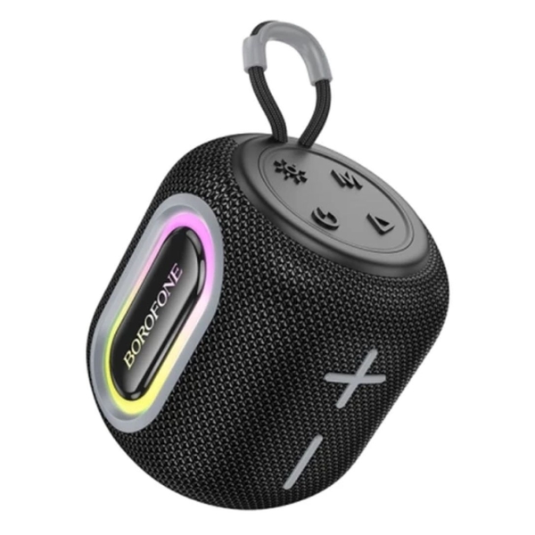 Колонка портативна BOROFONE BR39 Kaya Bluetooth LED FM чорний