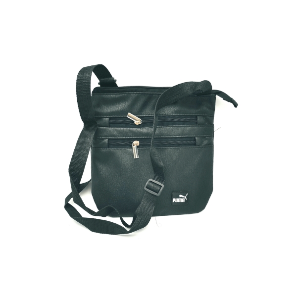 / Сумка-барседка Puma чоловіча, шкір-зам, через плече, чорний