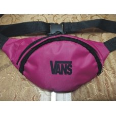 / Сумка-бананка жіноча, барседка, текстиль, спортивна, на пояс, фіолетовий