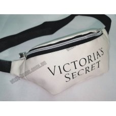/ Сумка-бананка Victoria's Secret жіноча, шкір-зам, молодіжна, на пояс, білий