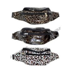 / Сумка ремінь на 3 блискавки з підкладкою в основному відсіку, чорний №1, сірий 2, голографічний сріб