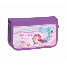 / Пенал потрійний картон KIDIS, серія Mermaid