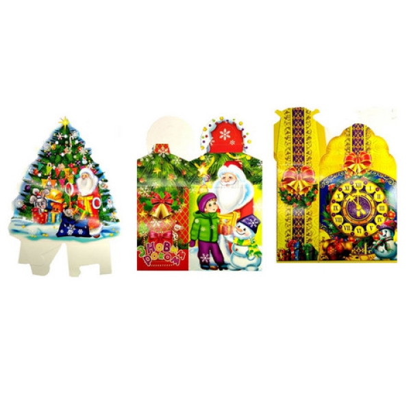 / Коробка подарочная Новий Год 23*28см 700-1000гр