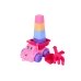 Іграшковий набір для піску Машинка 7 предметів Technok Toys 7051 рожевий