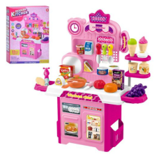 Кухня 922-207 (24шт) 38-20-в50см, плита, посуд, продукти new