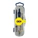 Готовальня ZiBi ZB5312-03 CL 5 предметів 12 см у футлярі синій Готовальня ZiBi ZB5312-03 CL 5 предметів 12 см у футлярі синій